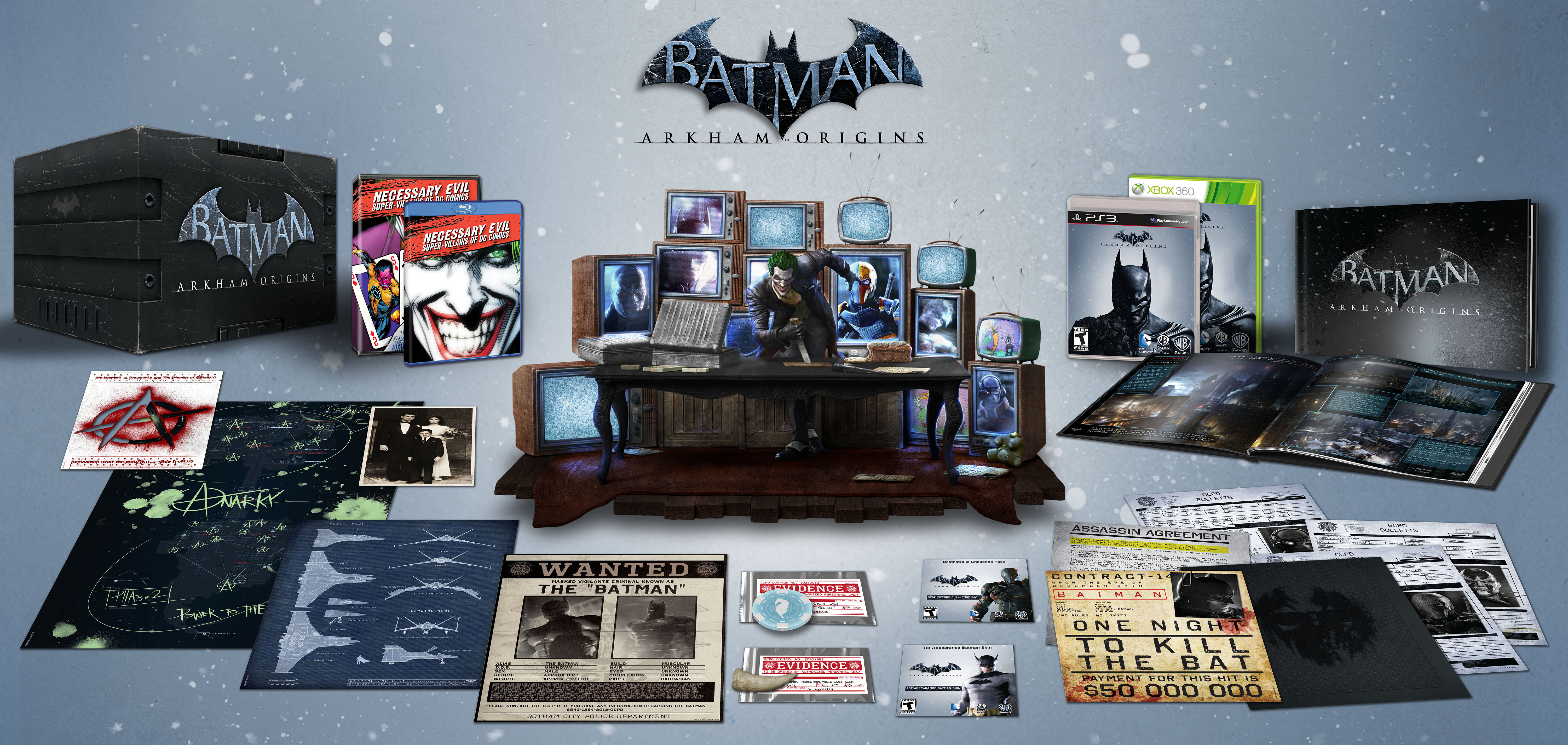 Batman: Arkham Origins' Collector's Edition revealed, includes LED Joker  statue | Batman News