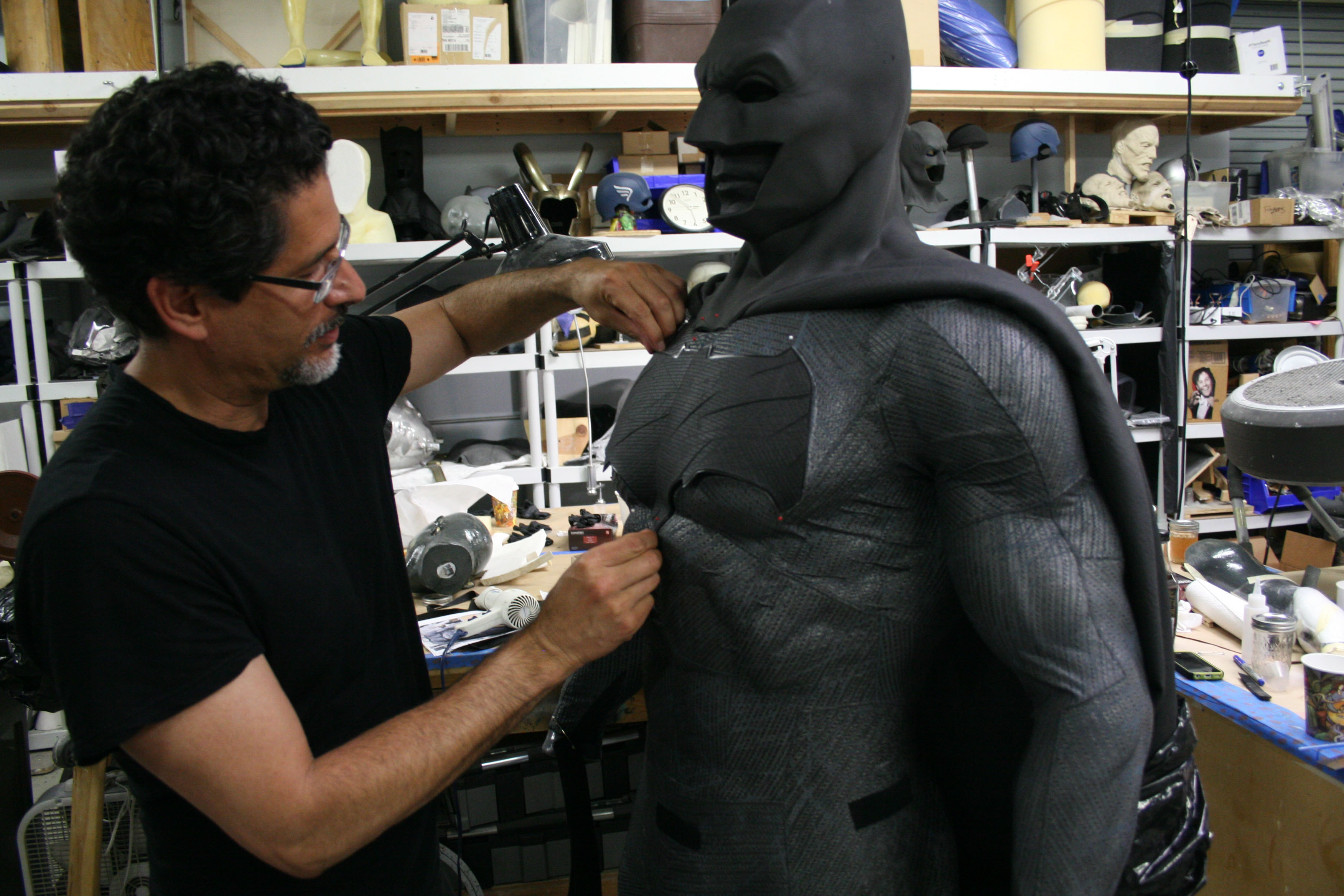 Ironhead Studio: Meet the man who created the costumes for 'Batman v  Superman' (video) | Batman News