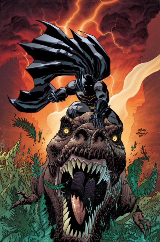 Batman rides a dinosaur in first look at Dark Nights: Metal #1 | Batman News