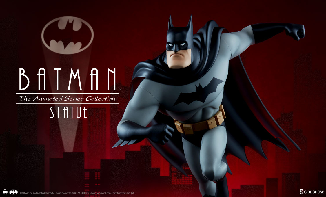 Batman список. Бэтмен the animated Series. Бэтмен Анимейтед Сериес. Статуя Бэтмена.